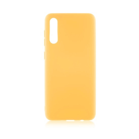 Capa de Silicone para Samsung Galaxy A70 Amarelo